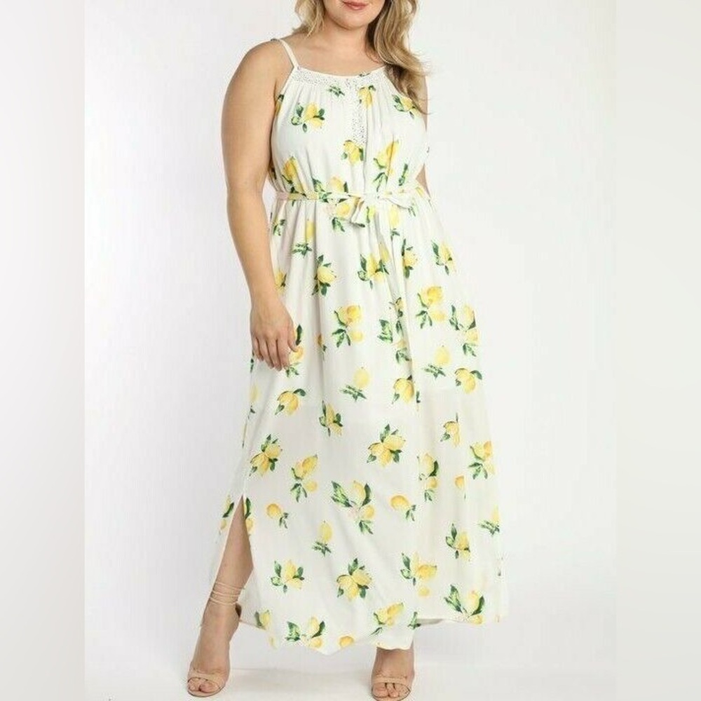 Skies are Blue lemons dress